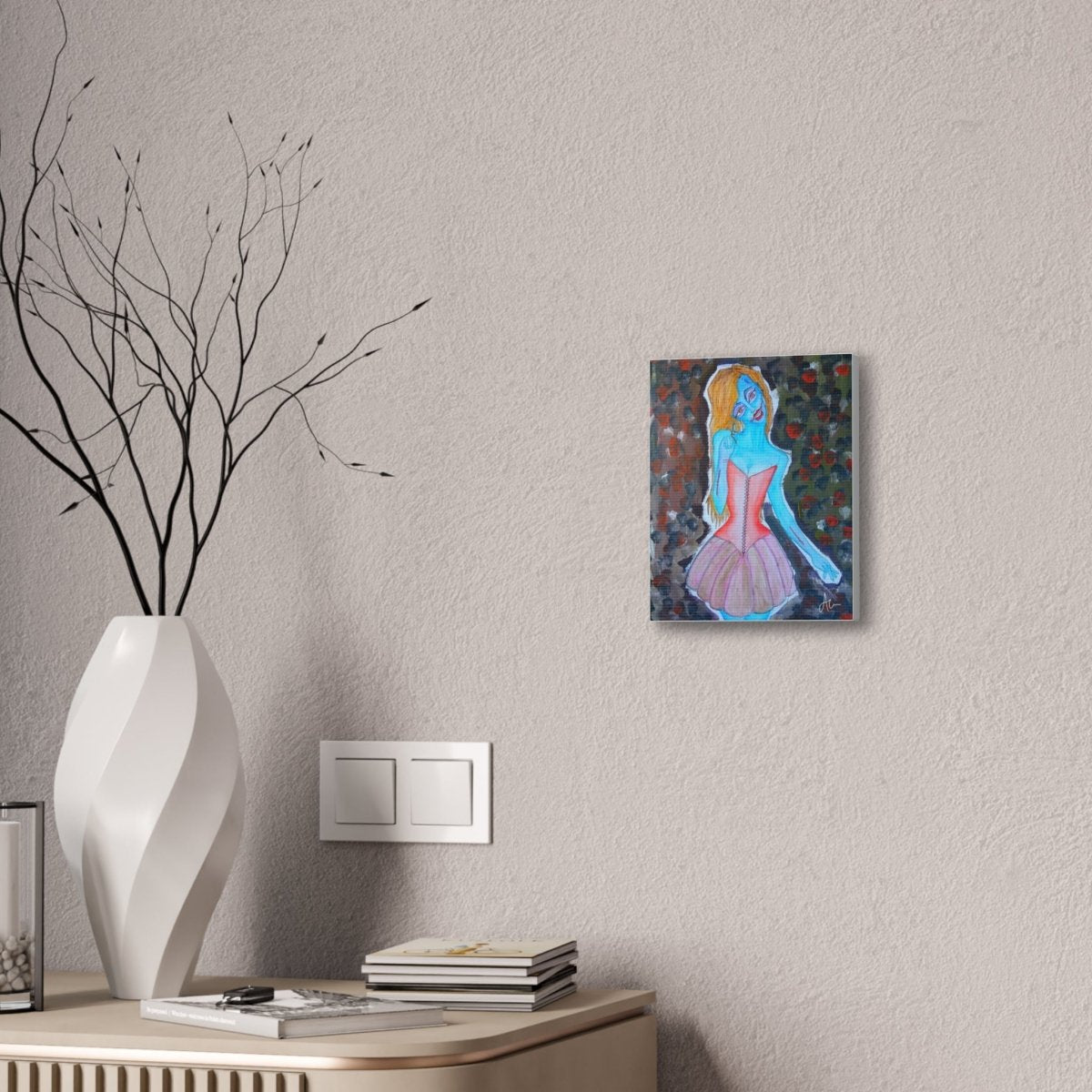 Do I Scare You? 8x10 on Print on Canvas - MoonShadow Creations