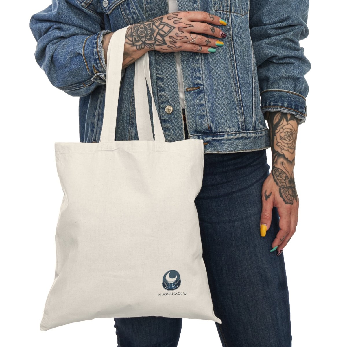 Mystical Eye Canvas Tote Bag - Eco - Friendly & Stylish - MoonShadow Creations