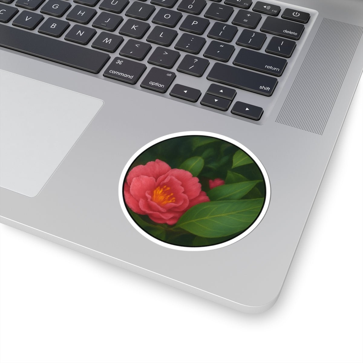 Vibrant Floral Kiss - Cut Stickers for Home & Office Decor - MoonShadow Creations
