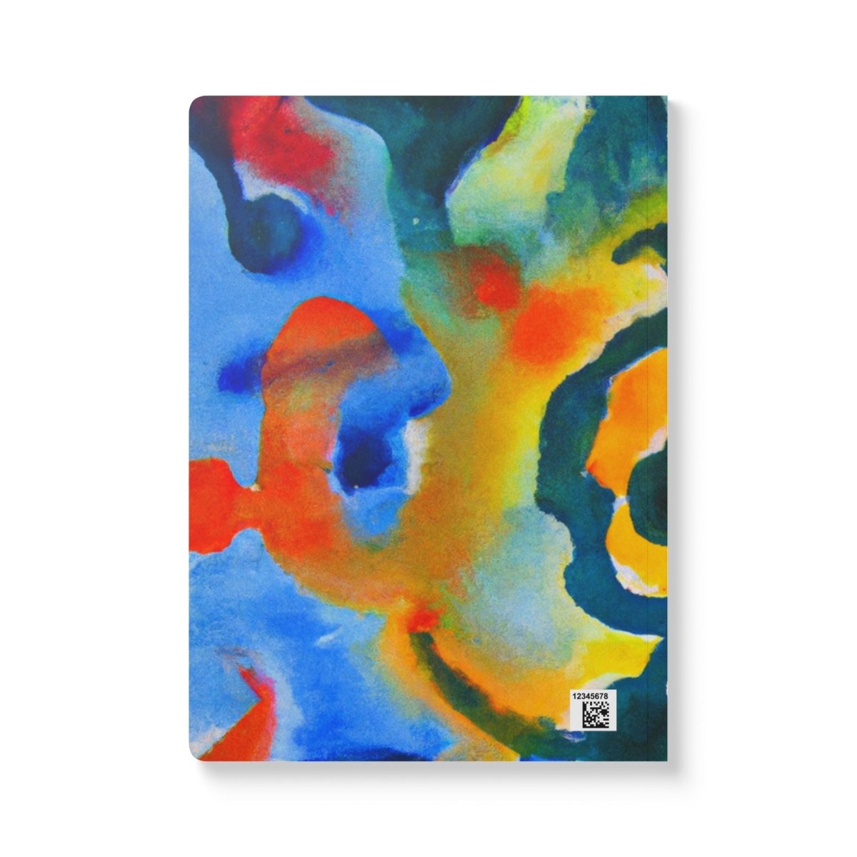Vibrant Softcover Journal – Colorful Watercolor Design for Creative Minds - MoonShadow Creations
