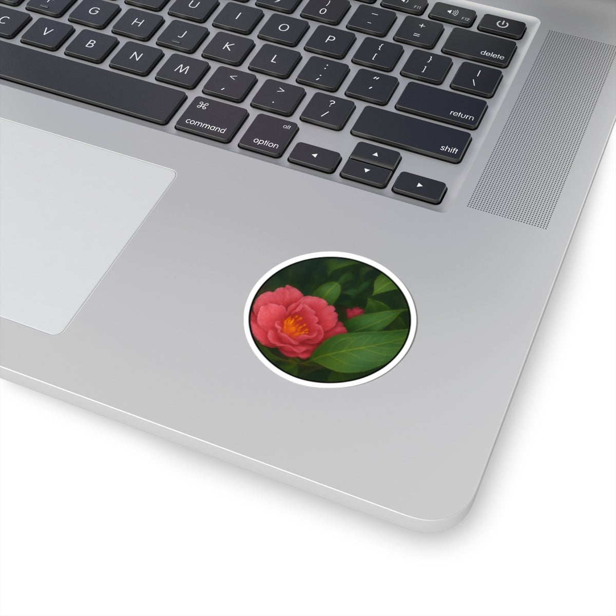 Vibrant Floral Kiss - Cut Stickers for Home & Office Decor - MoonShadow Creations