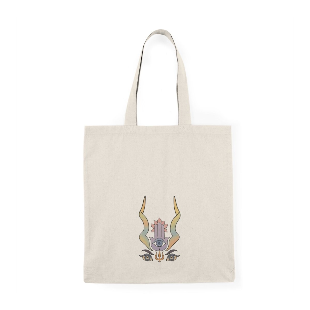 Mystical Eye Canvas Tote Bag - Eco - Friendly & Stylish - MoonShadow Creations
