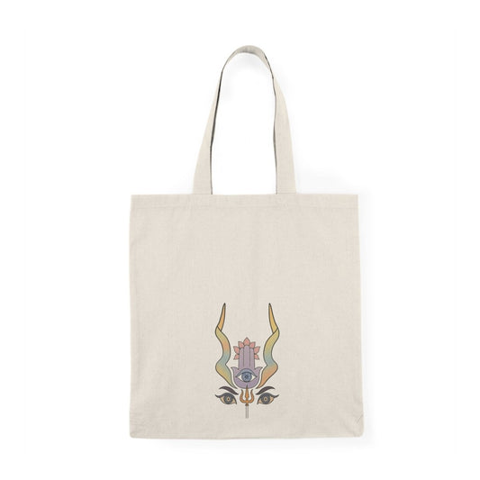 Mystical Eye Canvas Tote Bag - Eco - Friendly & Stylish - MoonShadow Creations