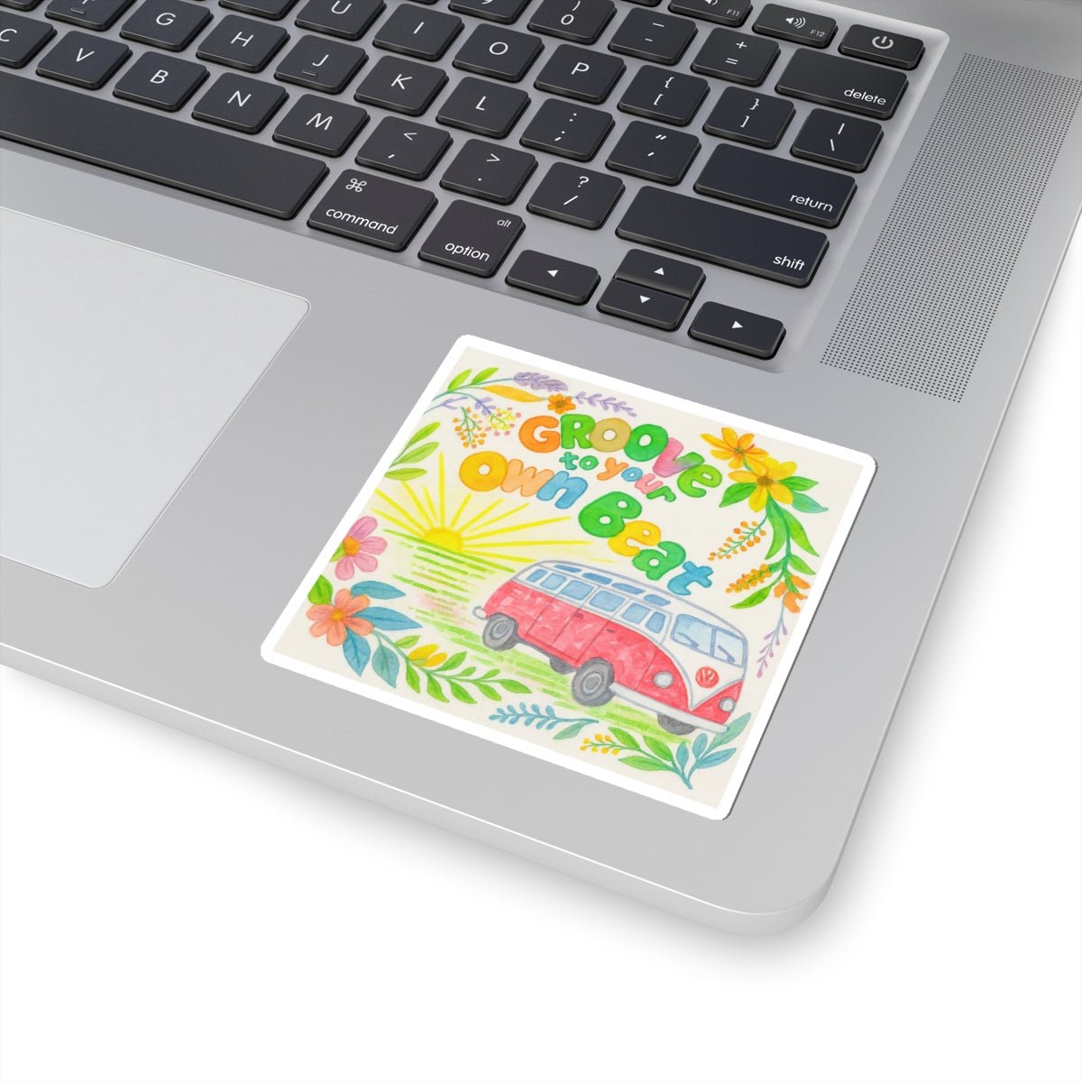 Groove to Your Own Beat Stickers Hippie Vibes - MoonShadow Creations