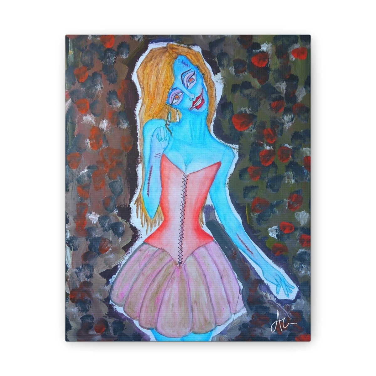 Do I Scare You? 8x10 on Print on Canvas - MoonShadow Creations