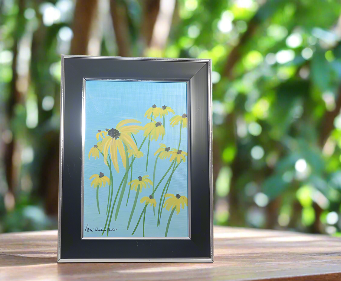 Your Feelings Don't Matter More Than Your Actions (4" x 6") Original Painting - MoonShadow Creations