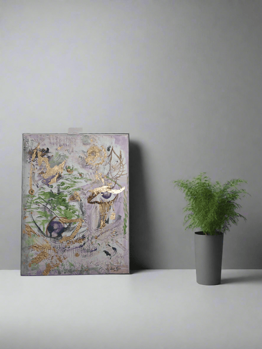 A Temple In Japan (16" x 20") - MoonShadow Creations