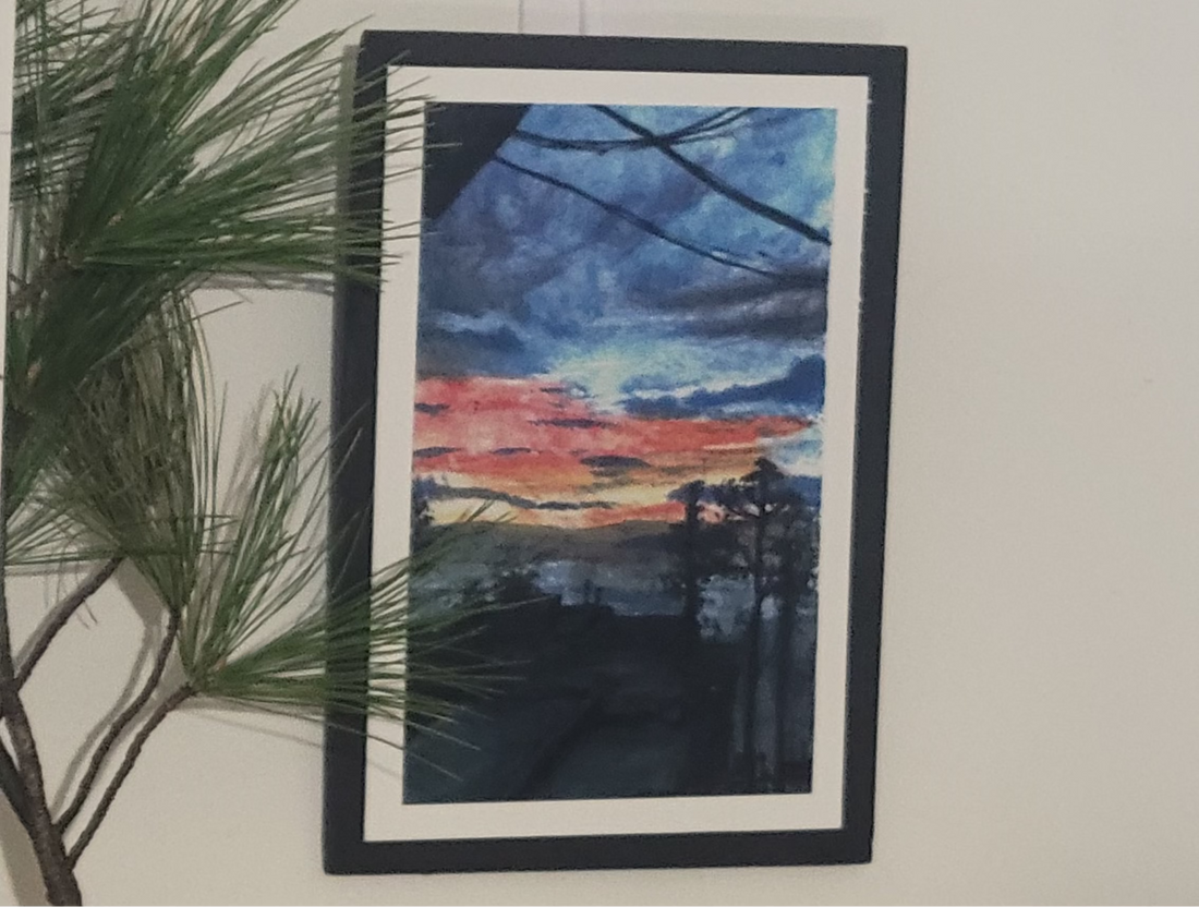 Crimson Sky For the Apple Of My Eye (Limited Edition Print)