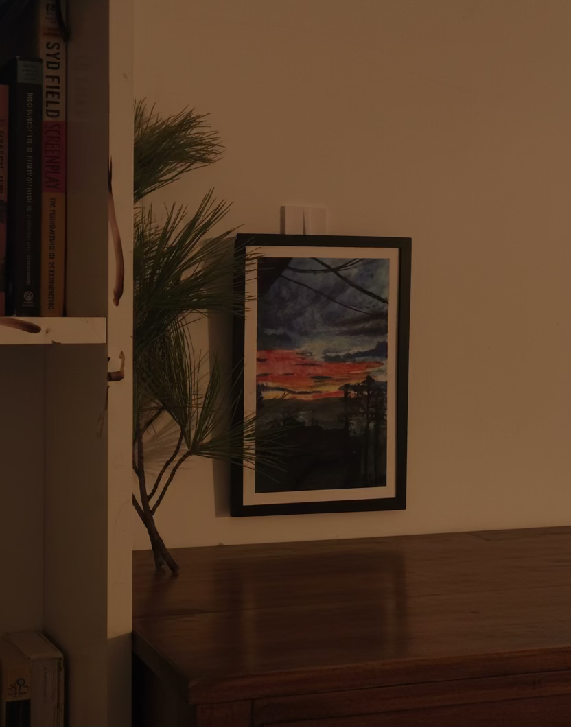 Crimson Sky For the Apple Of My Eye (Limited Edition Print)